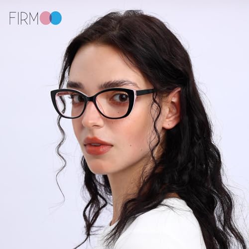 Image of Firmoo Blue Light Blocking Computer Reading Glasses Vintage Cateye Acetate Frame for Women 0.5x-3.0x