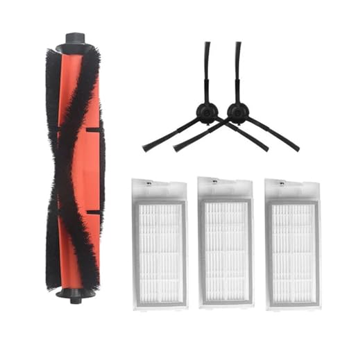 Mop Cloth Dust Bag, Dust Collection Bag, Main Brush Edge Brush, HEPA Filter, Compatible for ROIDMI EVE Plus Vacuum Cleaner Spare Parts(P)