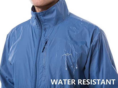 Image of Mens Windbreaker Jackets Lightweight Packable Jacket,Windproof and Dustproof