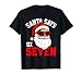 Christmas Santa Says 6 7 Six Seven Gen Z Alpha Meme Slang T-Shirt