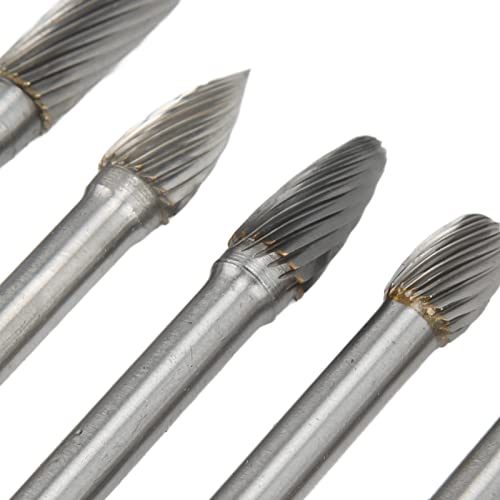 Set de 5 fresas rotativas tungsteno 6mm tallado miniatura 6