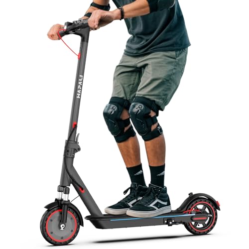 Patinete Elétrico Adulto/Scooter Elétrica - 37 km|550W, Bateria Alta Capacidade, Suspensão Dianteira e Luzes Laterais Integradas