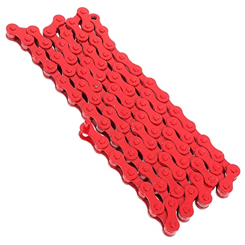 ibasenice Steel Chain for Road Bikes Easy Installation Single Speed Bike Chain Kit Maintenance-Friendly