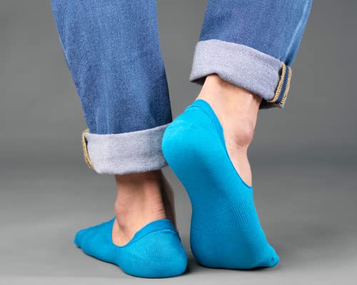 Image of SockSoho Premium Loafer Cotton Socks for MEN - (COLOR: Multicolor | Loafer Length | 7-12 UK Size)