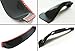 Cuztom Tuning JDM Smoke Tinted Rear Roof Aero Window Visor Compatible with 1996-2000 Honda Civic 2 Door Coupe