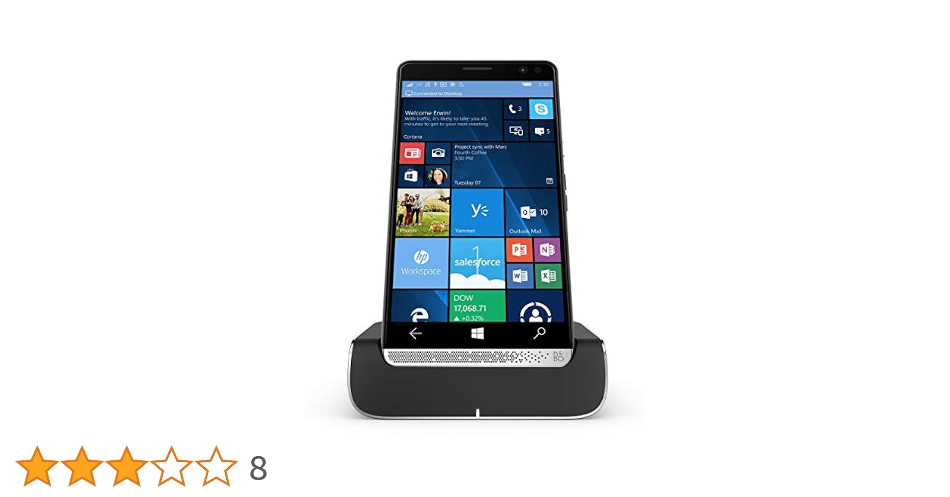 hp - 限定商品HP-ELITE-X3-SINGLE-DESCDOCKスマホセット新品 New HP Elite X3 64GB eMMC Graphite Dual-SIM Factory Unlocked