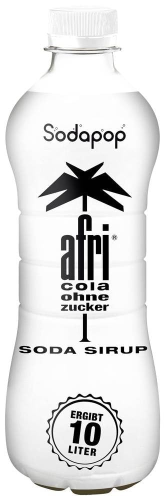 Sodapop Sirup afri cola zero, zuckerfrei, 500ml, für bis zu 10 Liter Fertiggetränk, kalorienarm