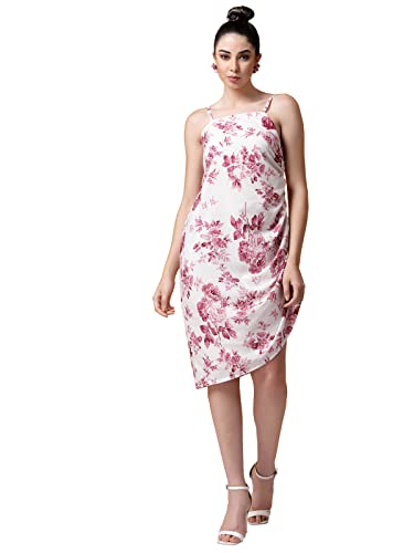Image of OOMPH! Women's Crepe Sheath Knee-Length Dress