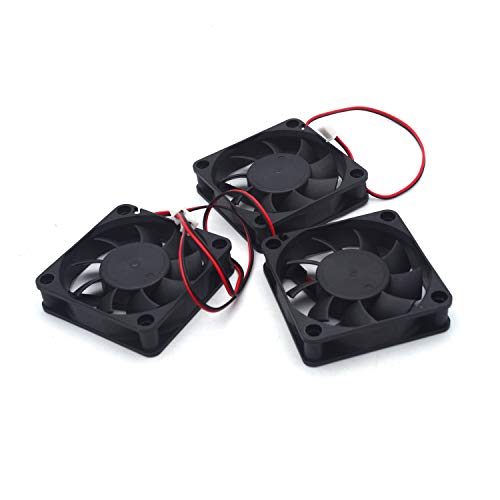 Antrader 3-Pack 60mm x 60mm x 15mm 6015 12V Brushless DC Cooling Fan 2pin for DIY 3D Printer Extrude - //coolthings.us