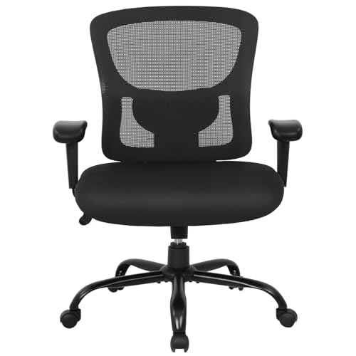 Big & Tall Office Chair 400lbs with Lumbar Support