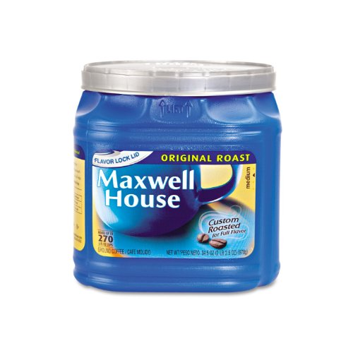 Image of Maxwell House Original Ground Coffee, 34.5-Ounce Cannister (Pack of 2)