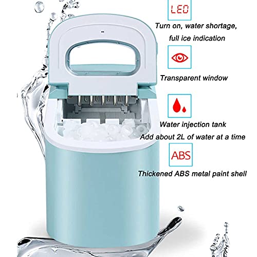 Mini Fabricadora de Hielo Automática Compacta Plata miniatura 7