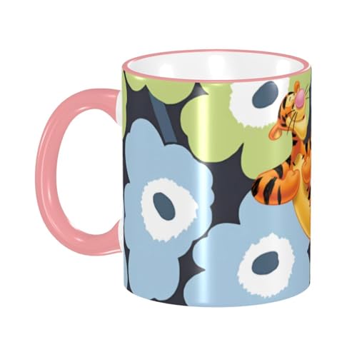 Asamike ������� �}�O�J�b�v 330ml ���킢�� ���܂̃v�[���� �e�B�K�[ �}�O �R�[�q�[�J�b�v ���� �Z���~�b�N mug �J�b�v ��e�� �ϔM �ϗ� �d�q�����W�Ή� �R�b�v �l�C �a���� ��̓� ���̓� �F�l �v���[���g MGZ0388 �s���N