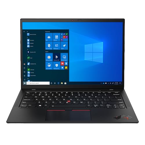 Lenovo ThinkPad X1 Carbon Gen 9 14" Laptop i7-1185G7 16GB 256GB SSD Windows 11 Pro (Renewed)