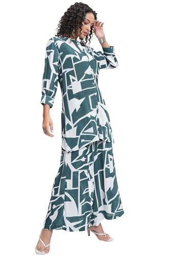 Image of Vishudh Women's Co-ord Set | Trendy Matching Set for Casual & Chic Looks | Stylish Top & Bottom Co-ord for Women