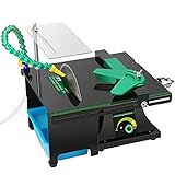 ❤[10MM BOHRFUTTER]: Die elektrische Mini-Tischsäge verfügt über ein 10mm Bohrfutter, das mit verschiedenen auf dem Markt erhältlichen Schaftdurchmesser-Zubehörteilen wie Perlenhaltern, Sicherheitsschnallen-Schleifköpfen, Lochsägenlichtern montiert werden kann, aber diese professionellen Requisiten sind verpackt Nicht in der Liste enthalten, müssen Sie selbst vorbereiten