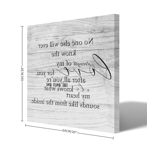 Cuadro motivacional de boda ideal como regalo especial para decorar el dormitorio 2