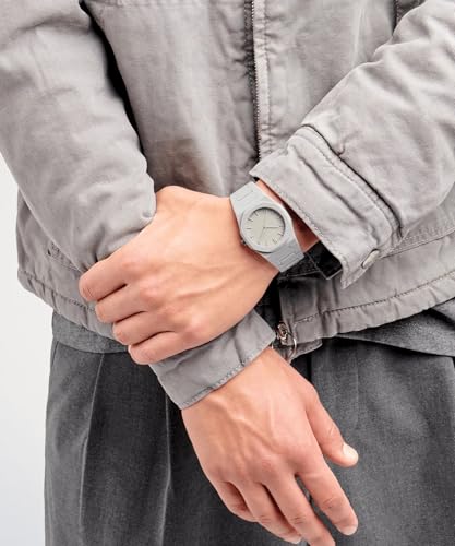 Image of D1 Milano Polycarbon Unisex Luxury Watch, Polycarbonate Quartz Movement, Polycarbonate Strap, 50M Water Resistant Timepiece, Grey Dial, 2 Years Warranty - PCBU03