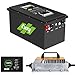 120Ah 36V Lithium Golf Cart Battery with 20A Charger LCD Monitor, Built-in 200A Bluetooth BMS, for Golf Cart, Trolling Motor, Marine, Boat, Solar