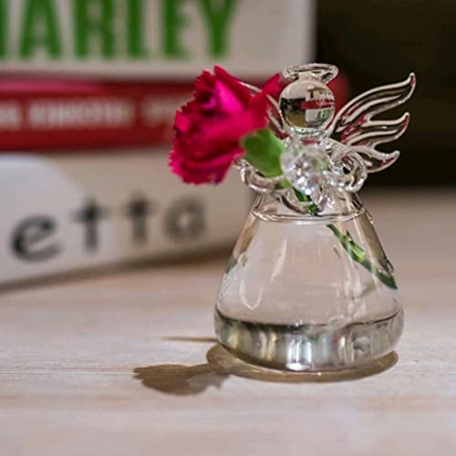 Glass Vase, Flower Angel, Angel Flower Vase, Angel Hydroponic Vase, Can Be Hung Angel Vases for Decor, Which Are Very Suitable for Wedding And Home Decoration.