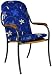 Produktbild Angerer Landhaus Sesselpolster Korfu, Blau, 47 x 98 cm