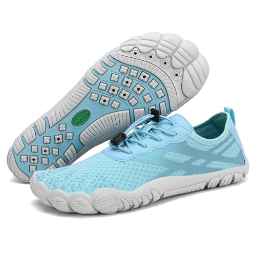 Image of SAGUARO Water Shoes for Women - Barefoot Quick-Dry Aqua Sock, Lightweight, Breathable for Swimming, Beach and Outdoor Activities Size 5.5-10.5
