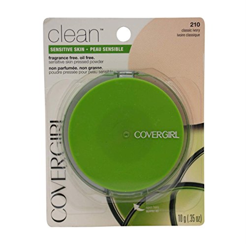 Covergirl Clean Pressed Powder, Sensitive Skin, Fragrance-Free, Classic Ivory 210 #TOP26
