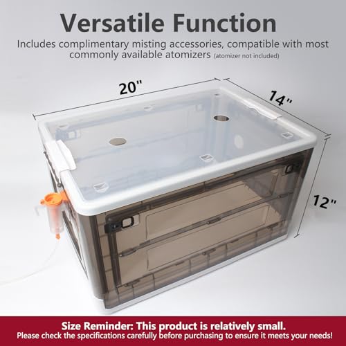 Image of Puppy Incubator with Heating - Premium Incubator for Puppies and Kittens with Adjustable Heat, to Ensure Warmth and Comfort - Ideal for Newborn Dog and Cat Care(55L)