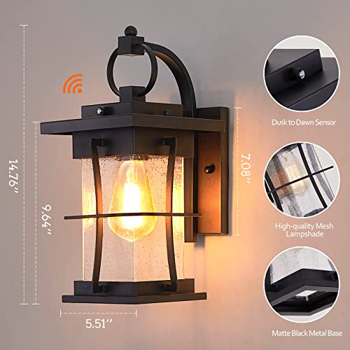 Haodengshi Dusk To Dawn Outdoor Wall Light thumb #1