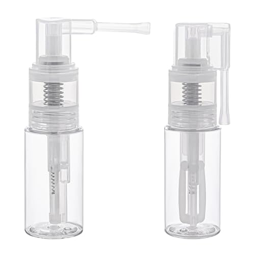 2 Pcs Empty Powder Spray Bottle for Makeup, Cake Glitter, Barber, Dry Cleaning, Dusting and Crafts