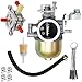 Zreneyfex Carburetor Carb Kits Compatible with Yamaha 2-Stroke Engine Club Car Golf Cart 1983-1989 Replaces J24-14101-00 J24-14101-01