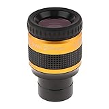 . Este 1.25 P Prettyia Telescopio Lente Ocular Acromático para Astronomía Reflector Refractor 1.25 Pulgadas Interfaz 70 Grados Super Gran Angular SWA 27mm
