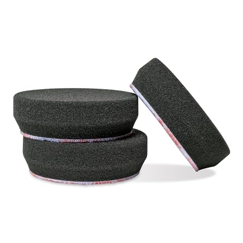 Griot's Garage (11274-3PK) 3" Black Foam Finish Pad, (Set of 3)
