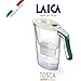 Laica Carmen Tosca - Caraffa Filtrante Con 4 Filtri Bi-Flux, 100% Made In Italy, Acqua Pura Senza Plastica
