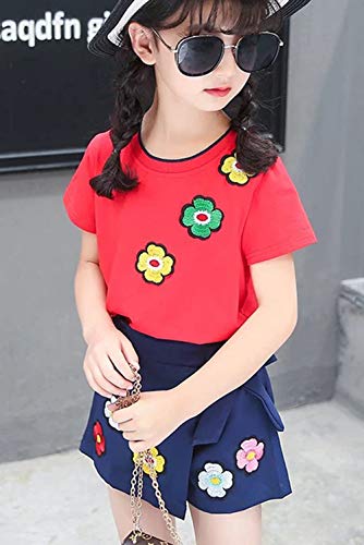 YOUKD Set di Abiti Estivi per Ragazze con Motivo