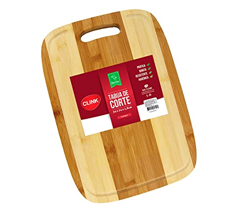 Tábua de Corte Bambu Oval 34cm