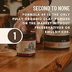 Johnny Slicks Formula 49 Clay All Organic Pomade | Firm Hold & Matte Finish (Promotes Healthy Hair Growth, Helps Hydrate Dry Skin), (2 ounce, Original) - Image 3