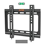 ELIVED Fixed TV Wall Bracket Ultra Slim Wall Mount for Most 23-42 Inch LED, LCD, OLED, Plasma TVs with VESA 75x75mm-200x200mm up to 30KG, Low Profile TV Bracket Flat to Wall Design EV027