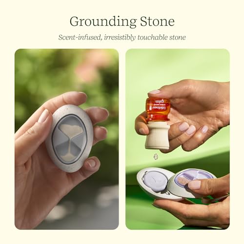 Lifelines Sensory Essentials Travel Set, Includes Pen Diffuser, Grounding Stone Fidget, Everyday Diffuser, and Three Bottles of Lifelines Essential Oil Blend in Travel Case - Image 4