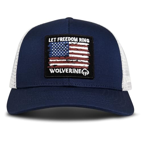 Image of Wolverine Trucker Hat | Mesh Back | Snapback | Adjustable | Rugged | Durable | Workwear