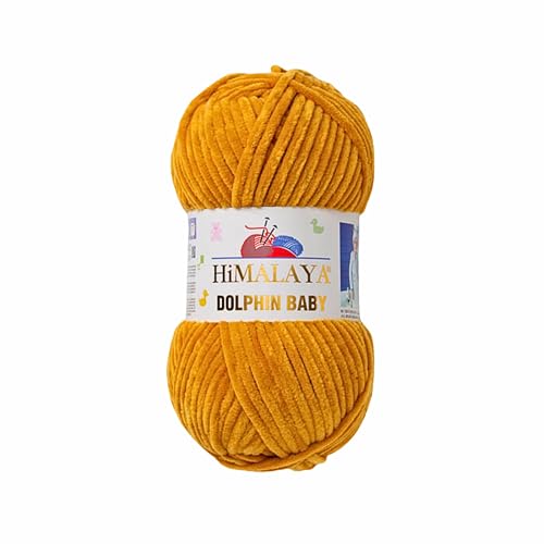 Himalaya Dolphin Baby Yarn Knitting Yarn 2 Skeins 264 Yards 2x100gram Super Bulky Baby Blanket Yarn (80330)