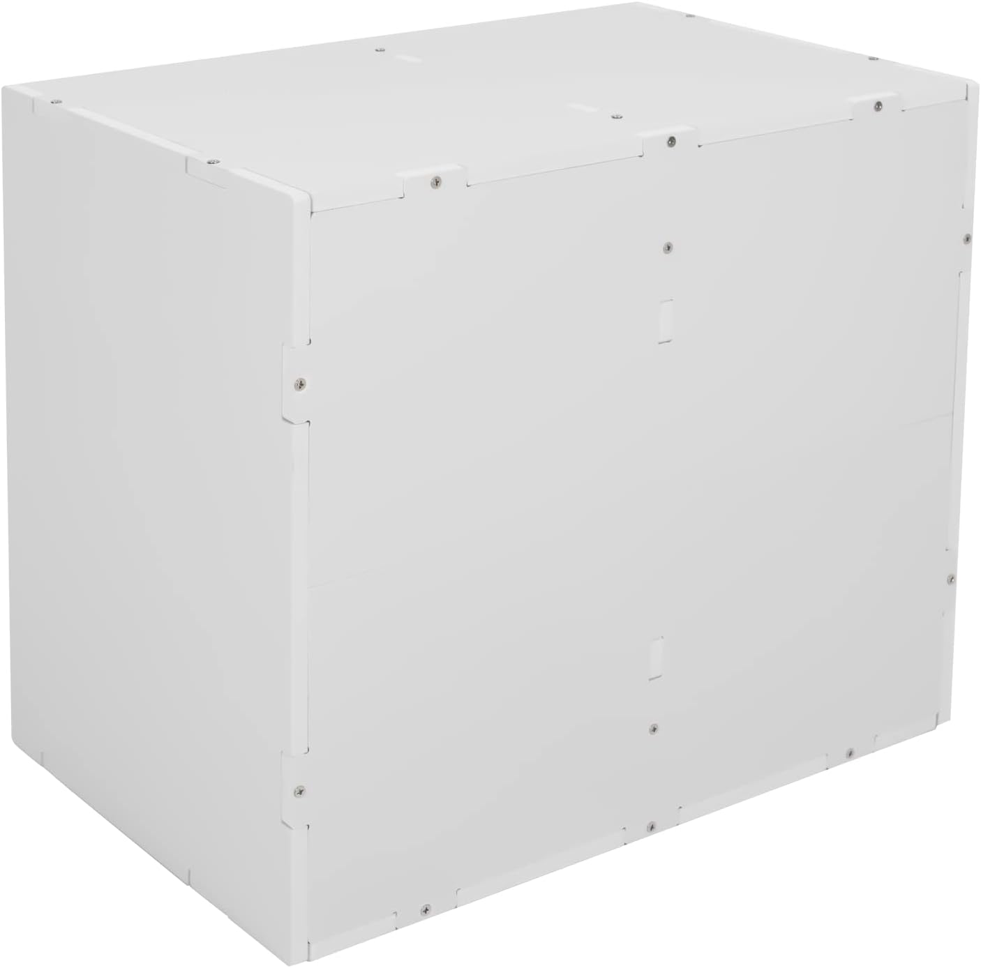 12 Slots Adjustable Literature Organizer Desktop File Sorter Mail Center Magazine Holder Paper Storage Cabinet for Office Home School (White)