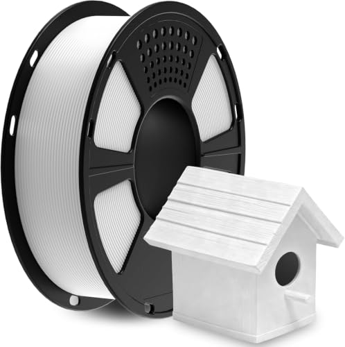 Image of GAINTARM ASA Filament 1.75mm,Premium Weather & UV Resistant White 3D Printer Filament,Ideal for Outdoor Functional Parts,Dimensional Accuracy + /- 0.02mm,1kg Spool (2.2lbs)