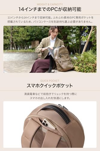 Evoon マルチビジネスリュックClara の商品画像 4