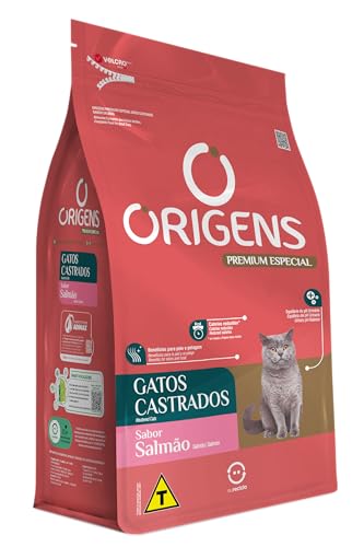 Adimax Ração Origens Para Gatos Castrados Sabor Salmão - 10 1Kg