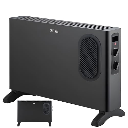 Konvektor Heizung elektrisch mit Heizlüfter - Elektroheizung mit...