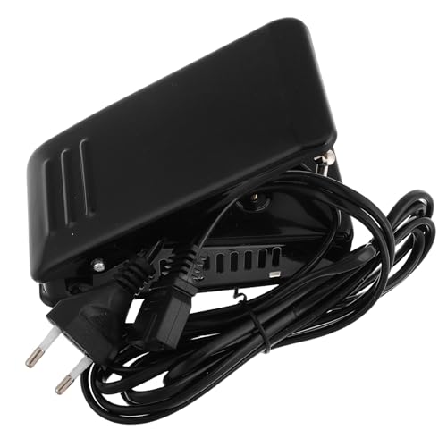 DEARMAMY Pedal para Máquina de Coser Doméstica Negro de Hierro con Cable de Alimentación Reemplazable Duradero y Fácil de Instalar Control Preciso para Accesorios de Máquina Cocer Hogar