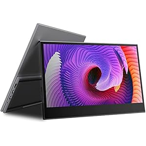 Draagbare Monitor 15.6″Mobile Monitor 1080P Draagbare Monitor FHD HDR IPS 100% SRGB Gaming Monitor met USB-C HDMI Computer Display voor Laptop PC MAC Telefoon Xbox PS4