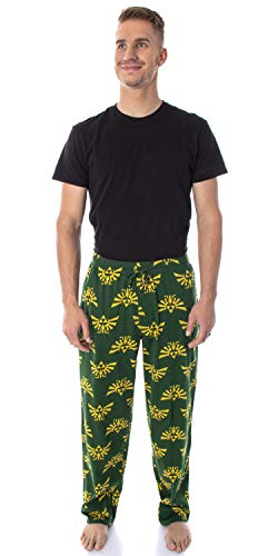 Nintendo Men's The Legend of Zelda Hyrule Crest Soft Touch Cotton Pajama Pants2