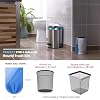 AYOTEE Compostable Trash Bags - 4 Gallon, 200 Packs, Biodegradable, Blue Recycle Bags, No Leak, Small Garbage Bags, Unscented, 4-6 Gal Bathroom Trash Bags